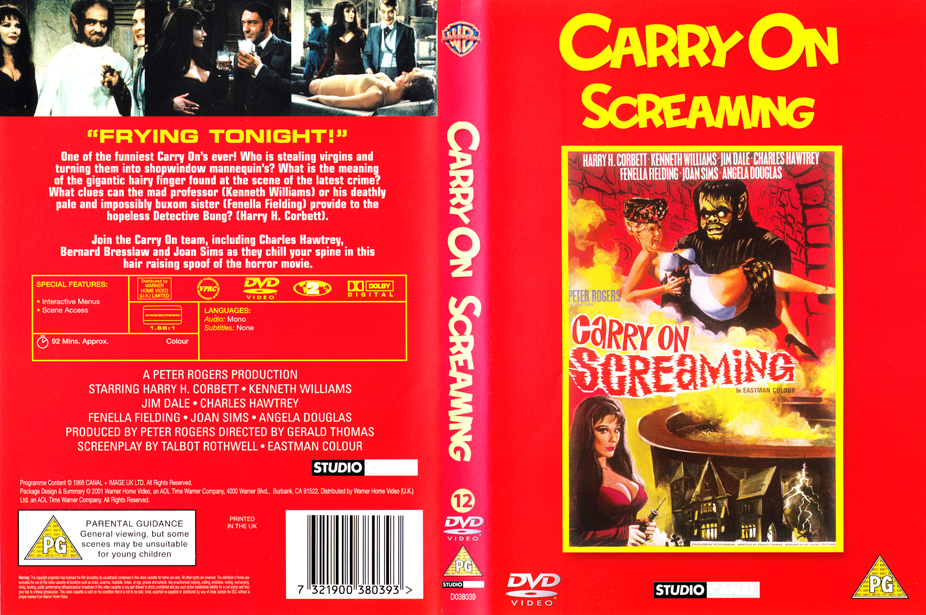 Carry On Screaming DVD Cover