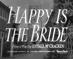 Happy Is The Bride Image
