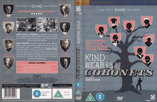DVD Cover for Kind Hearts And Coronets