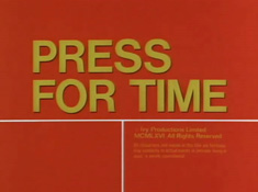 Press For Time Image