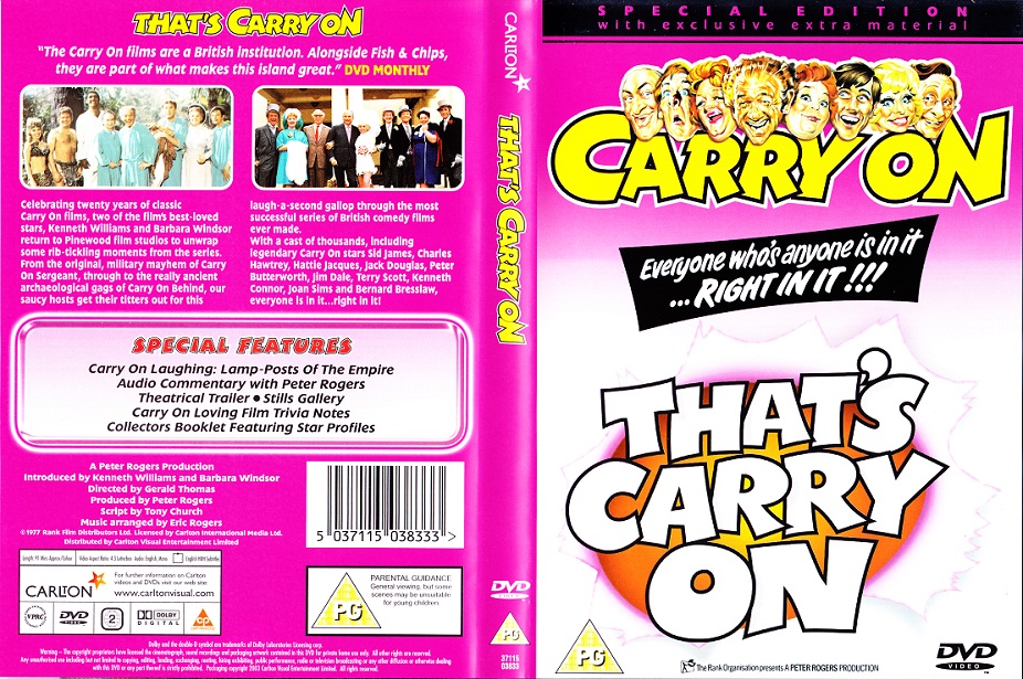 That's Carry On DVD Cover