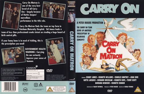 DVD Cover for Carry On Matron