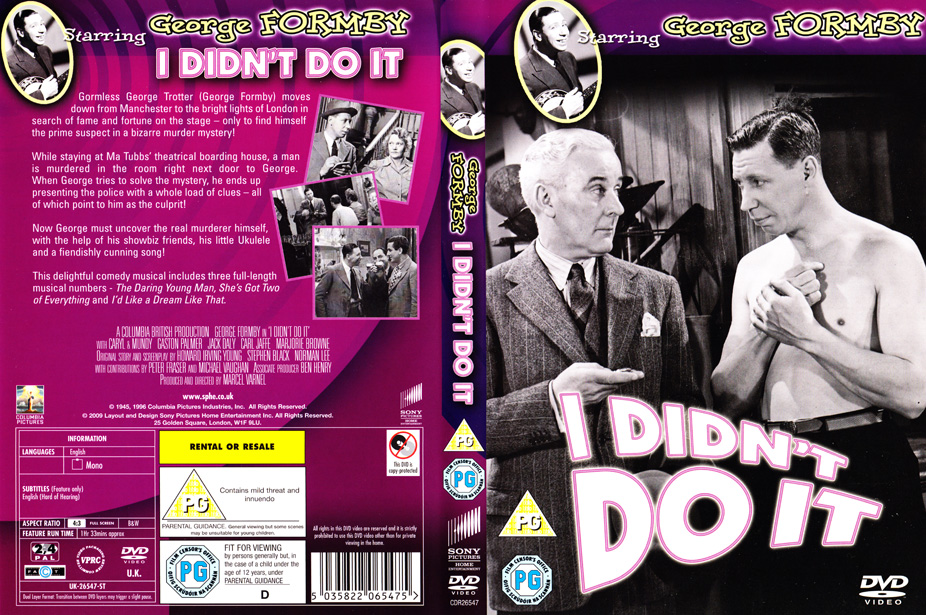 I Didn't Do It DVD Cover